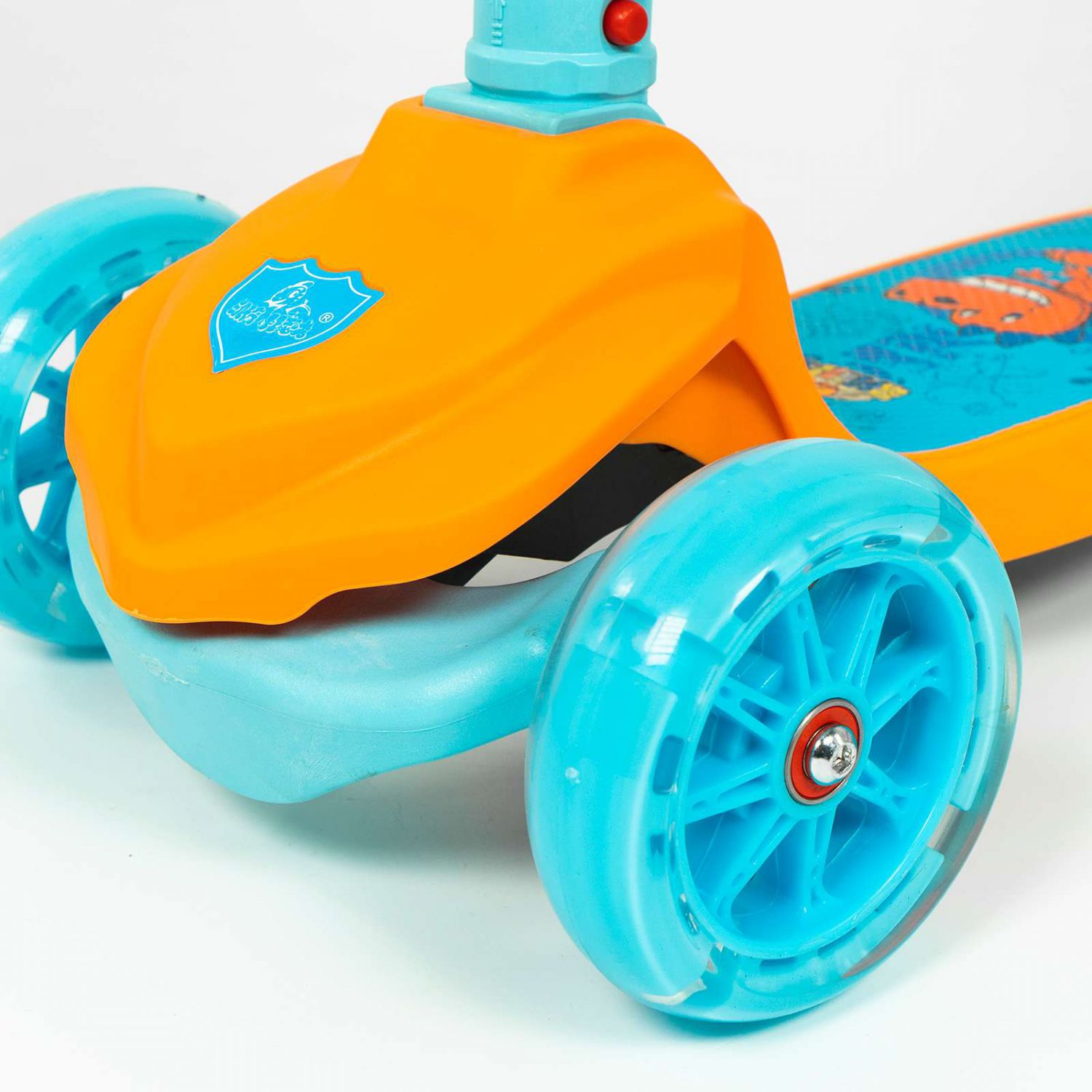 banh trước xe trượt scooter centosy B19 màu da cam